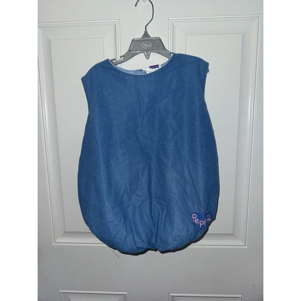 Peppa Pig’s Brother George Pig Toddler Costume Shirt and Hat Size 3-4 Years New